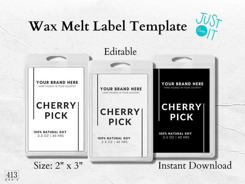 Wax Melt Label Template 05