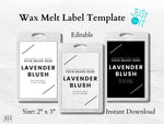 Wax Melt Label Template 06