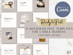 31 Candle Instagram Post Templates v1
