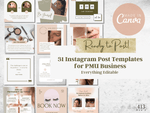 31 PMU Instagram Post Templates v2
