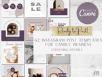62 Candle Instagram Post Templates v2