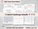 Editable 75 Hard Challenge Tracker v2