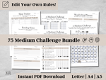 Editable 75 Medium Challenge Tracker v3