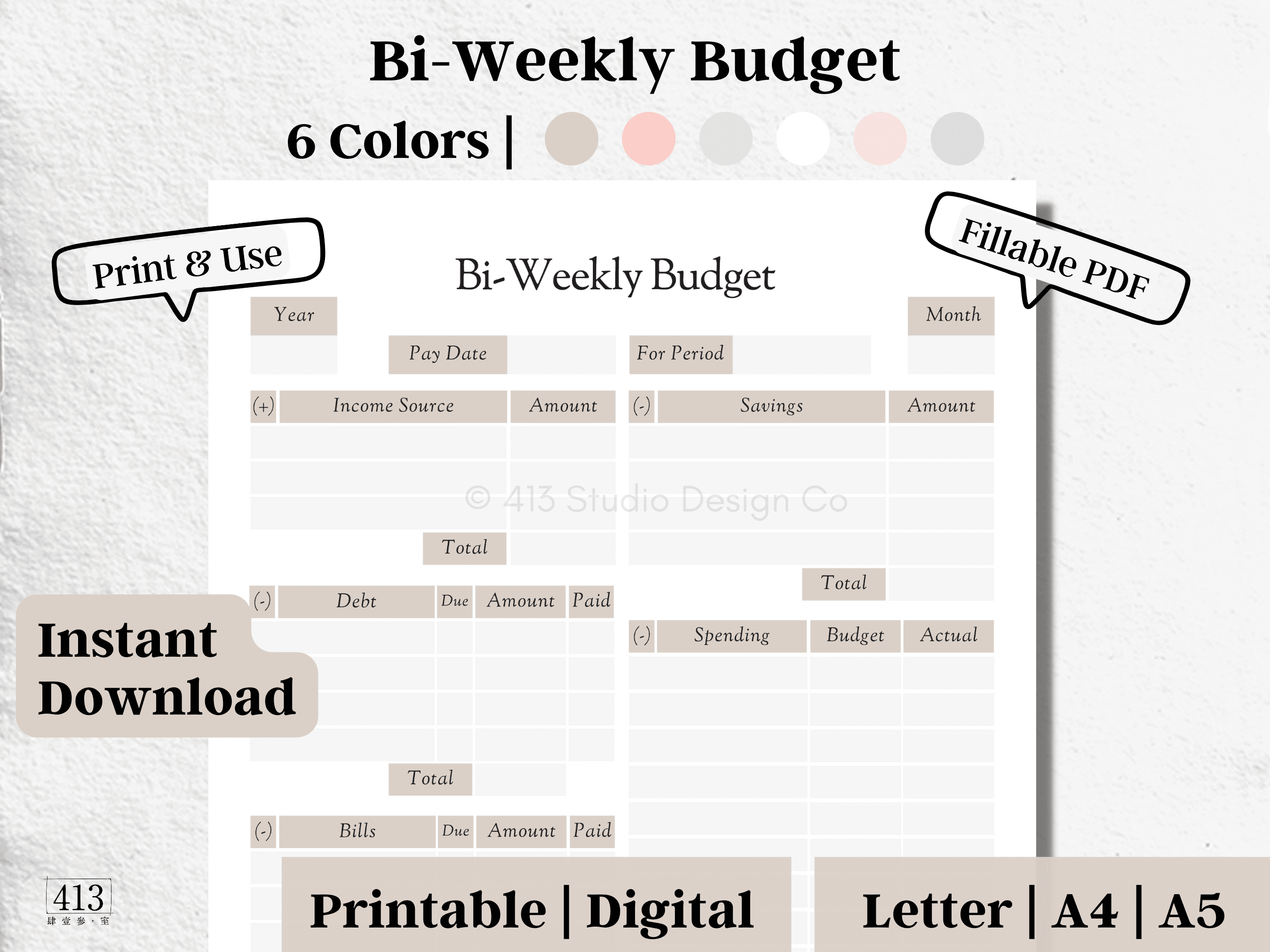 Monthly Budget Planner,printable Budget Planner,financial Sheet,budget by  Paycheck,biweekly Budget,monthly Budget,financial Planning 