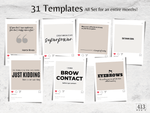 31 Brows Quote Instagram Templates v1