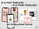 31 Candle Instagram Post and Story Templates v1