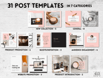 31 Candle Instagram Post and Story Templates v1