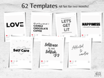 62 Candle Quotes Instagram Templates v3