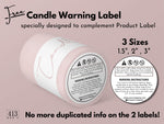 Minimalist Candle Label Template 03