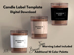 Minimalist Candle Label Template 11