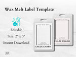 Wax Melt Label Template 02
