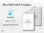 Wax Melt Label Template 10