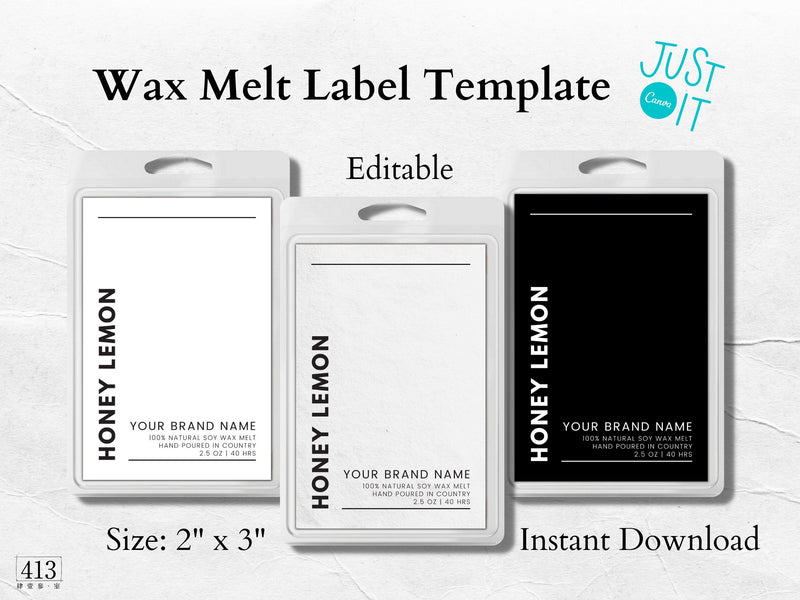 Wax Melt Label Template 12