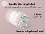 Minimalist Candle Label Template 01