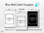 Wax Melt Label Template 03
